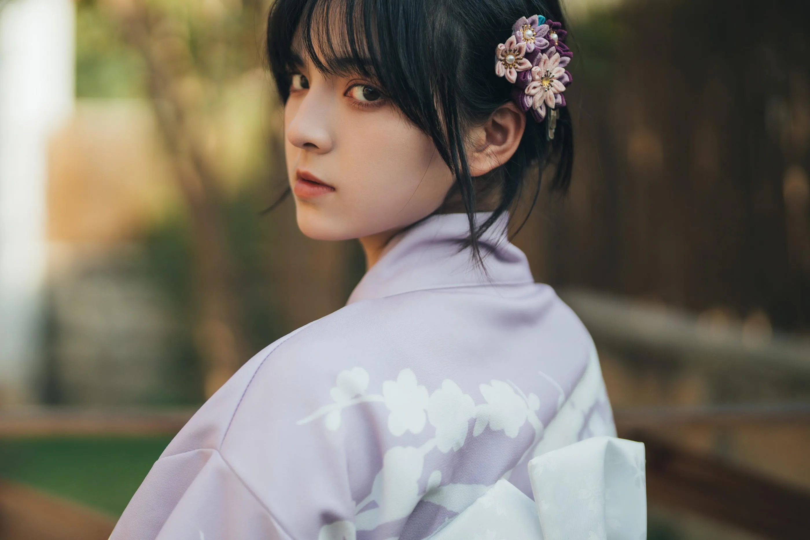 [YITUYU艺图语]2022.02.09 和风物语，日式庭院里的少女写真 dudu [56P]插图3